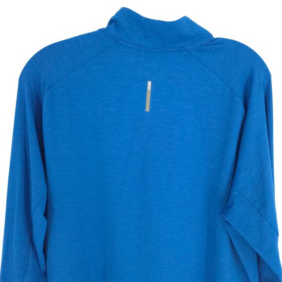 REI Co-op Shirt Blue Long Sleeve Quarter Zip Active Workout Athletic Running Gym - Picture 6 of 16
